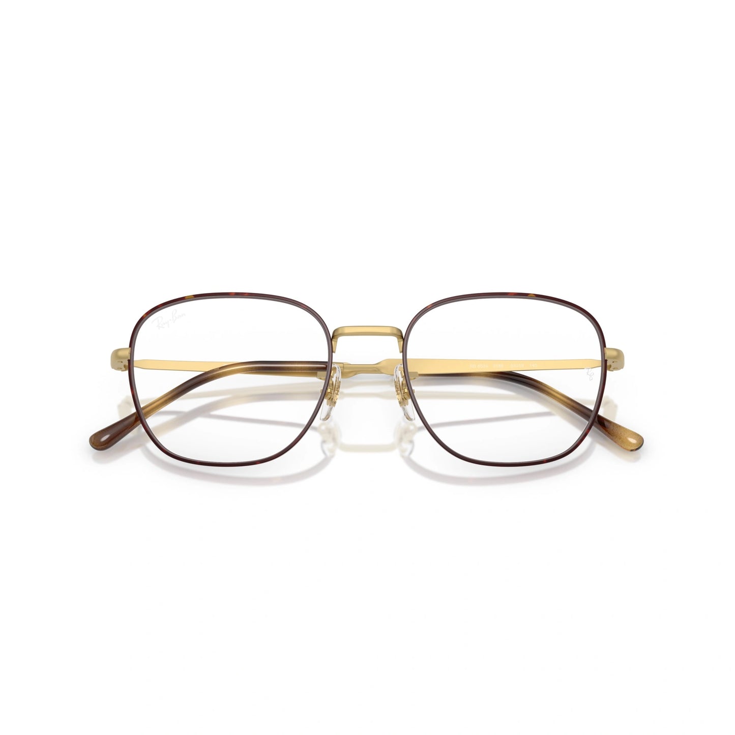 Ray-Ban RX 6534 - 3188 Avana Opaco Su Oro Arista Opaco | Occhiale Da Vista Unisex MIS:51