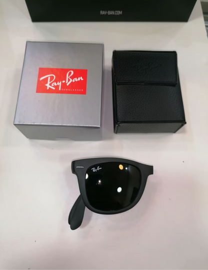Rayban pieghevole 4105 nero opaco