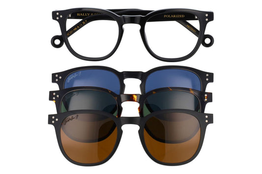 Hally & Son HS778V Occhiali, Black, 56