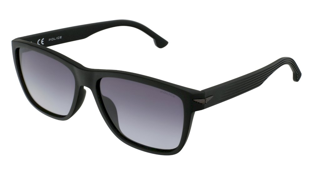 Police SPLB38 Tailwind 3 0U28 Nero Opaco | Occhiale Da Sole Uomo