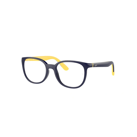 Ray-Ban Junior RY 1631 - 3937 Blu Scuro Su Giallo | Occhiale Da Vista Bambino Unisex MIS:47