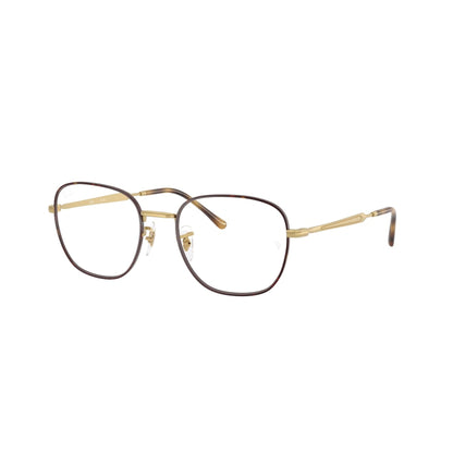 Ray-Ban RX 6534 - 3188 Avana Opaco Su Oro Arista Opaco | Occhiale Da Vista Unisex MIS:51