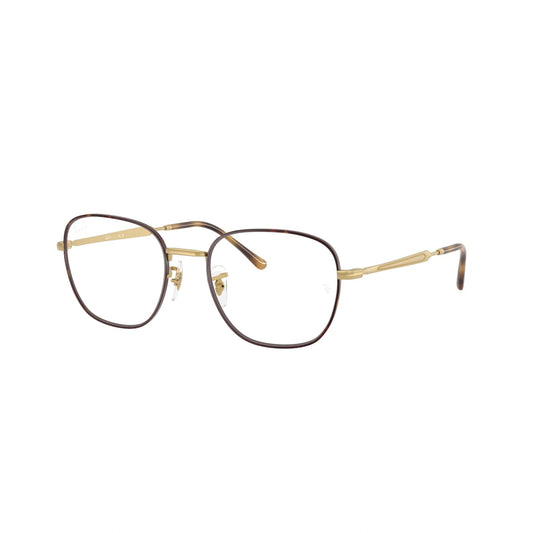 Ray-Ban RX 6534 - 3188 Avana Opaco Su Oro Arista Opaco | Occhiale Da Vista Unisex MIS:51